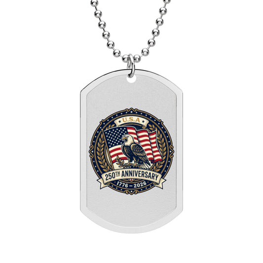 U.S.A. 250 - Dog Tag Necklace