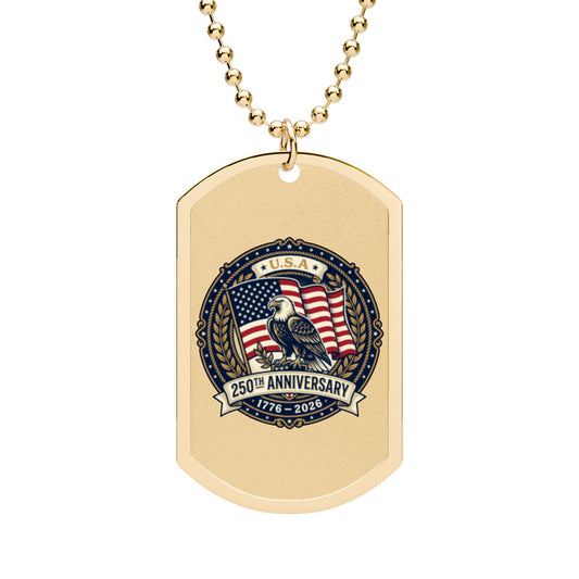 U.S.A. 250 - Dog Tag Necklace